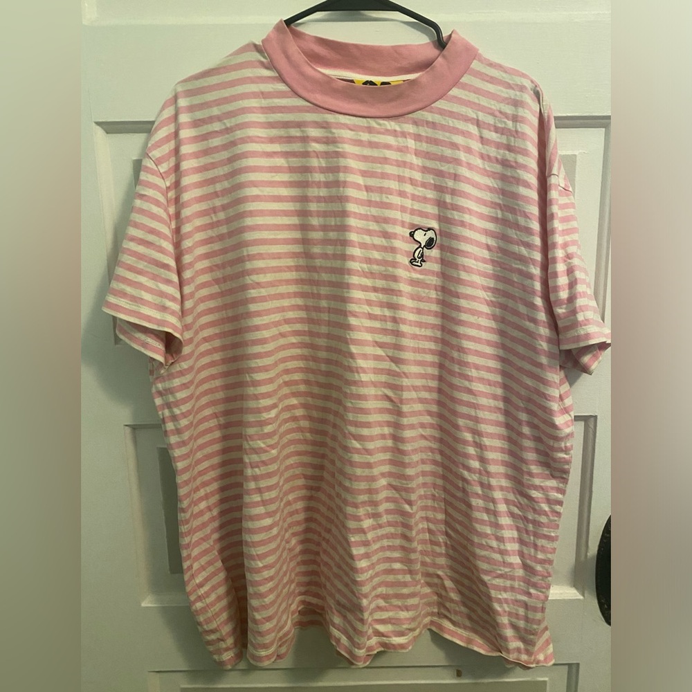 Lazy Oaf Peanuts Snoopy Striped Shirt